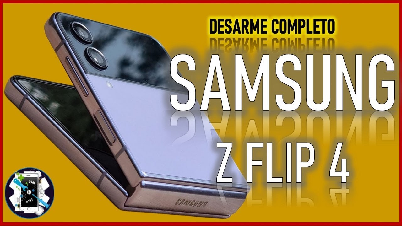 Cómo desarmar Samsung Gálaxy Z Flip 4 F721b