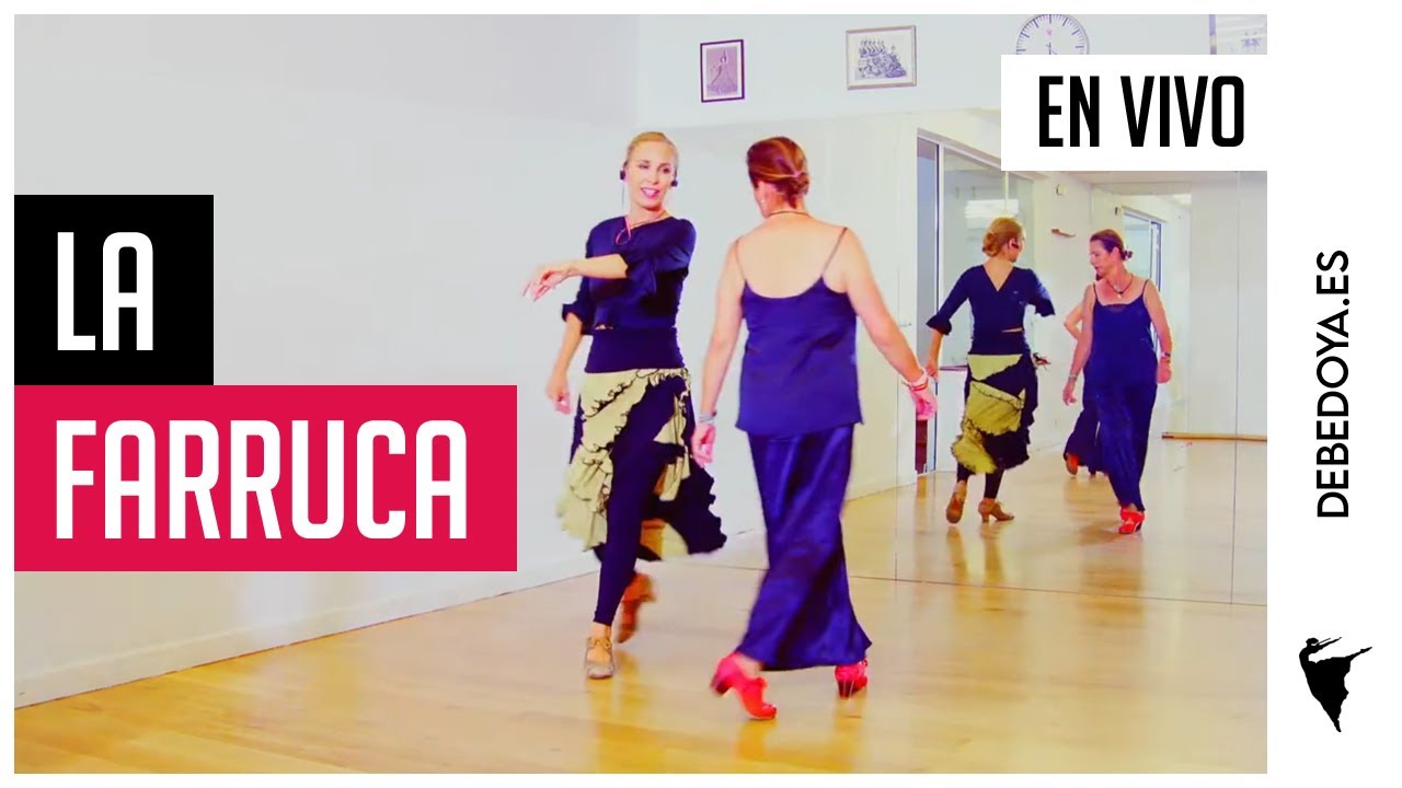 Live con Guillermina en la clase de Flamenco (La Farruca)