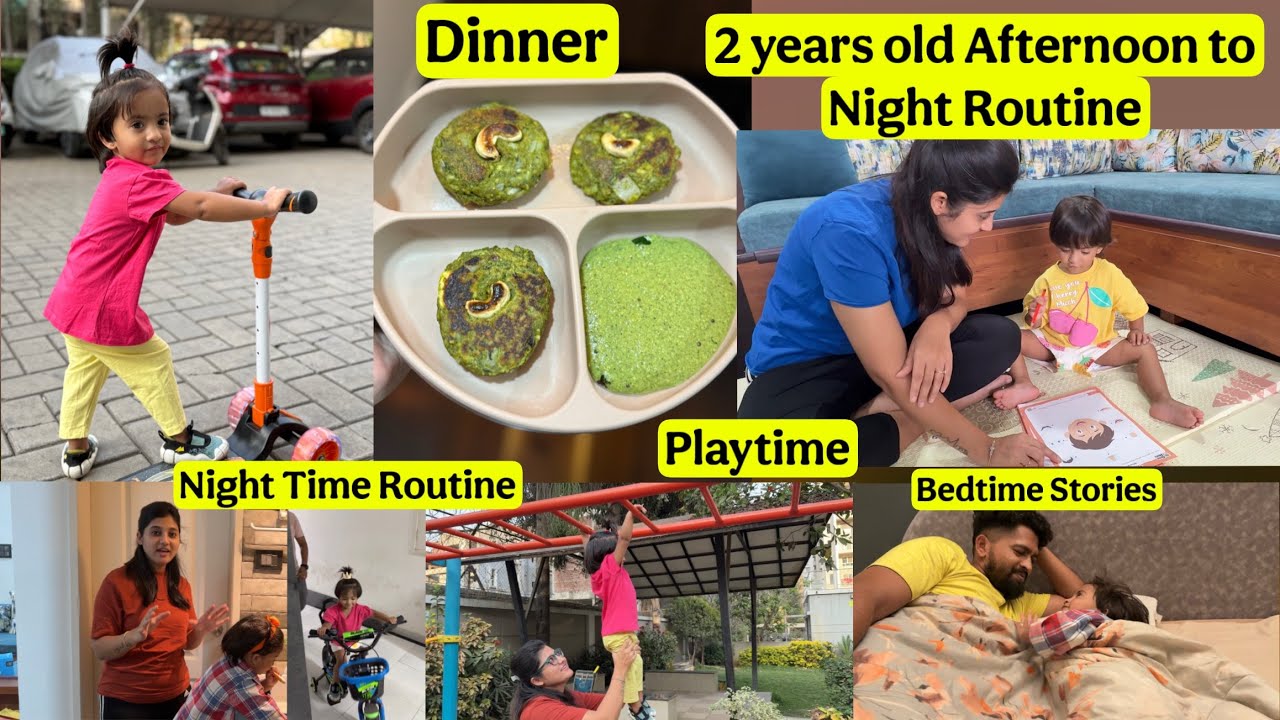 What My 2 Year Old Does From Afternoon to Night 😍 | Productive Toddler Routine #toddlerroutine 