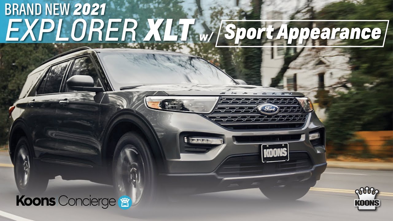 Meet the BRAND NEW 2021 EXPLORER XLT w/ Sport Appearance pkg!