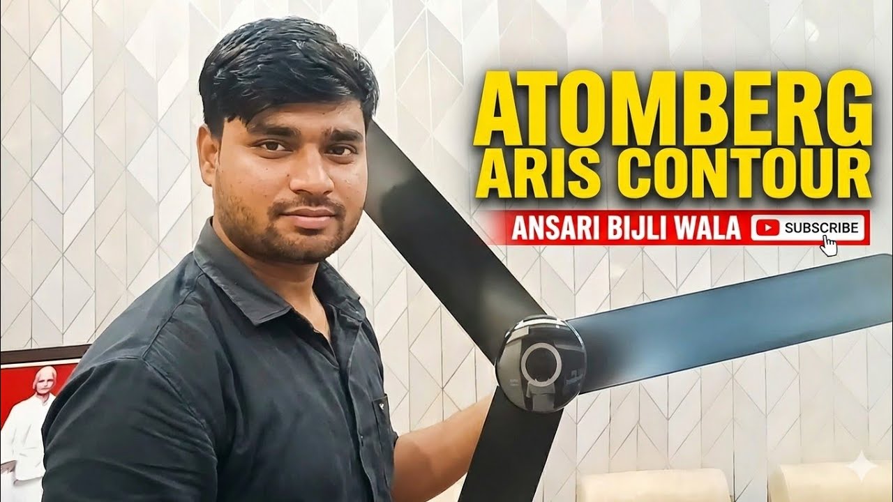 Atomberg Aris Contour BLDC Fan | Premium Design & Power Saving | #viral #electrician #viralvideo 