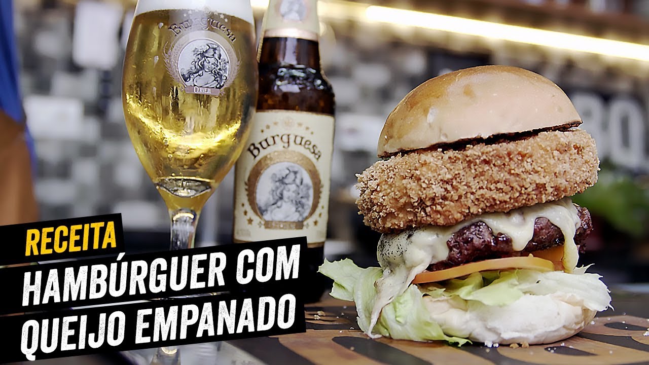 Baixaria! O Hambúrguer MONSTRO com Queijo provolone empanado Feat. Hermanos