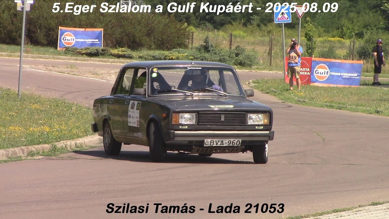 Szilasi Tamás - Lada 21053 5.Eger Szlalom a Gulf Kupáért - 2025.08.09