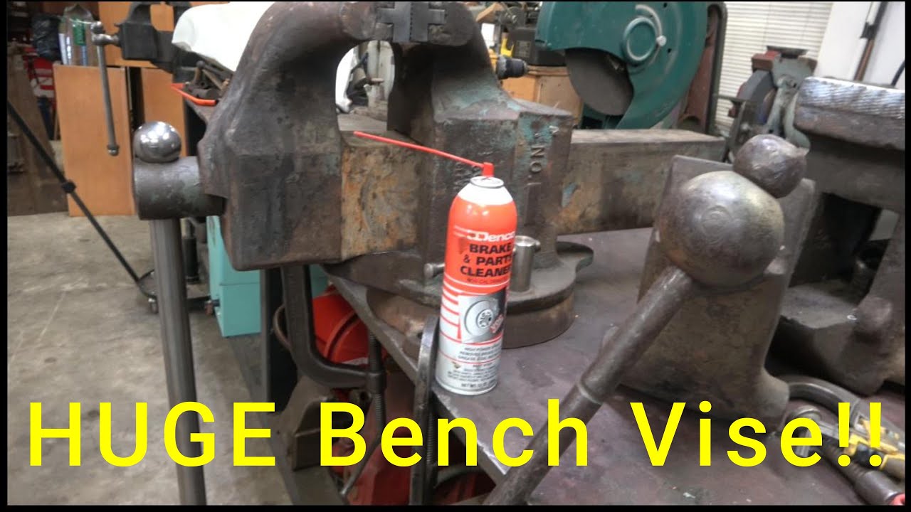HUGE Columbian 608 Bench Vise Repair