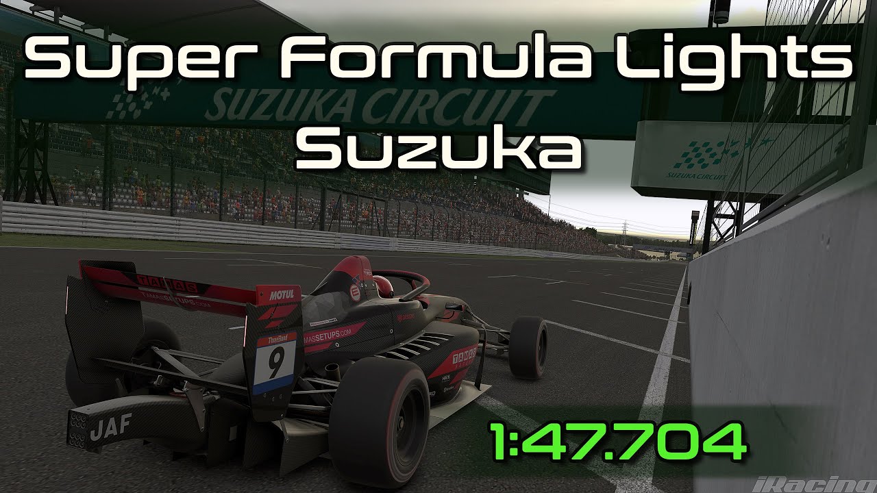 iRacing SFL Super Formula Lights Suzuka Q Hotlap 