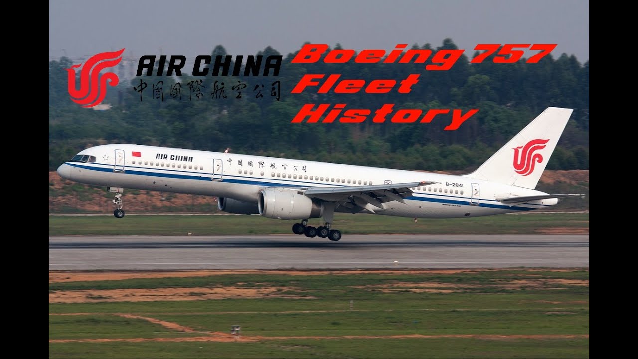 China Southwest Airlines/Air China Boeing 757 Fleet History (1992-2015)