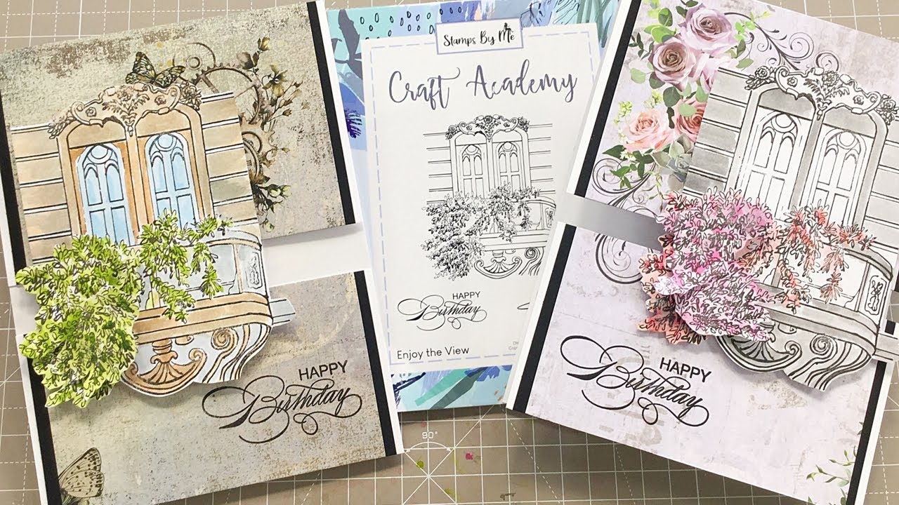 Stamping Over Patterned Papers!