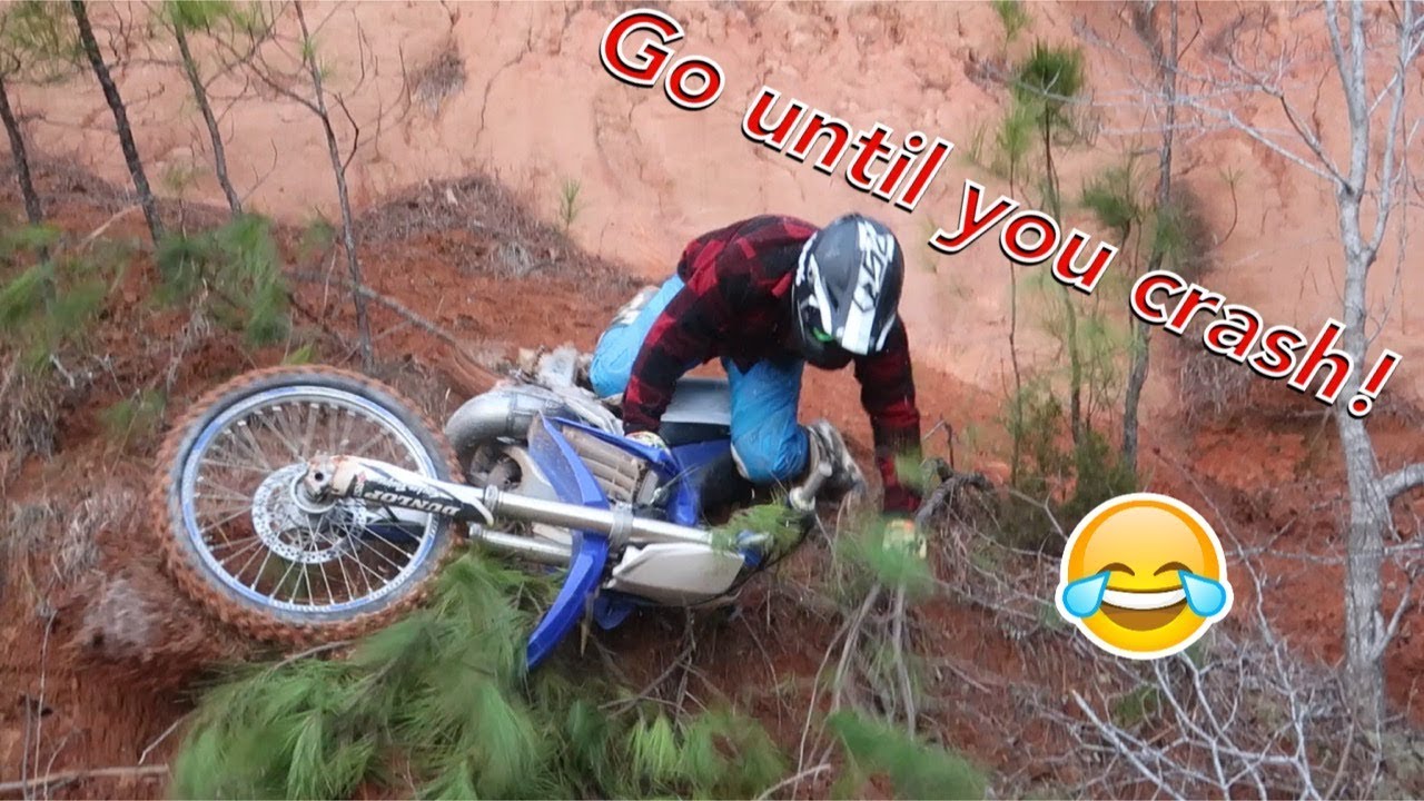 GOON RIDER CRASHES AT SAND PIT!