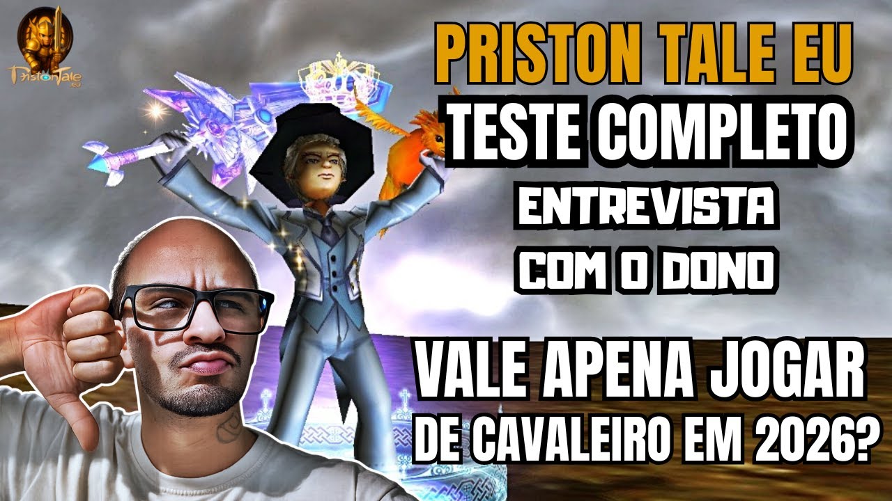PRISTON TALE EU - TESTE COMPLETO CAVALEIRO 2026 (VALE APENA JOGAR DE KS?)