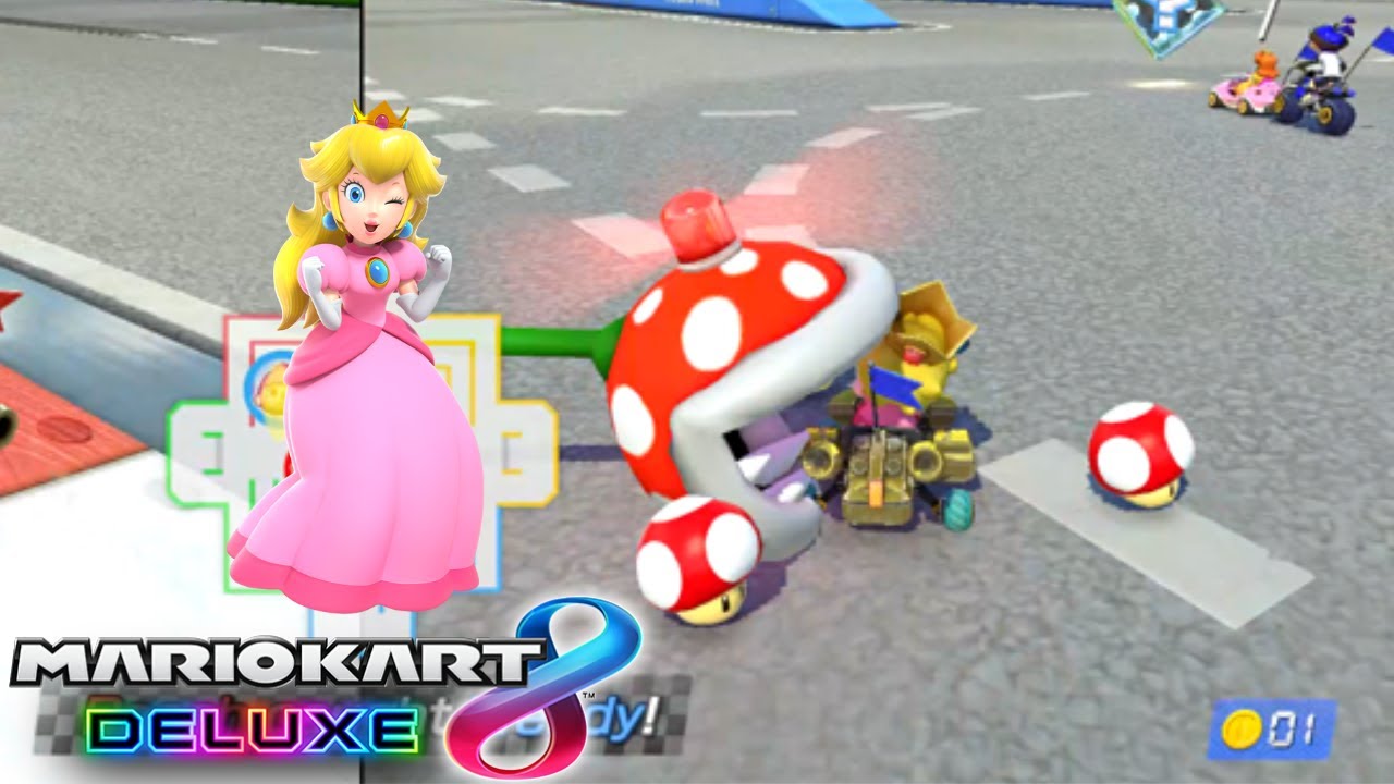 Mario Kart 8 Renegade Roundup Peach VS Baby Peach