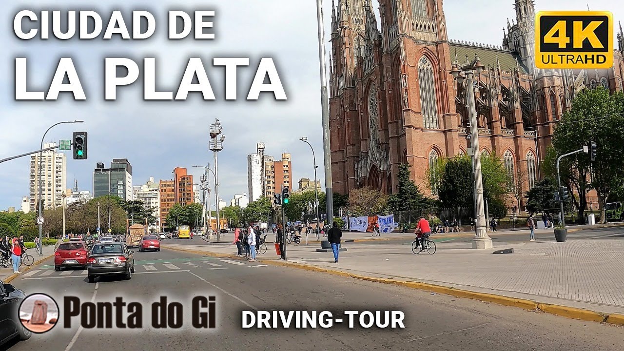 【4K】Las calles de la CIUDAD DE LA PLATA 2022 #driving TOUR virtual 2022 - BUENOS AIRES -  Argentina