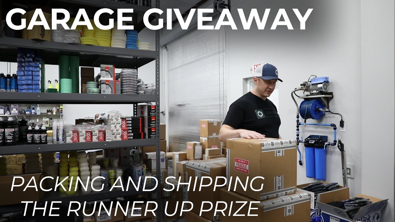 Garage Giveaway: Packing and Shipping The Runner Up Prize