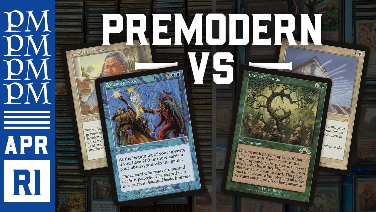 Battle of Wits vs Oath Replenish - Round 1 - APRIL Premodern MTG Tournament