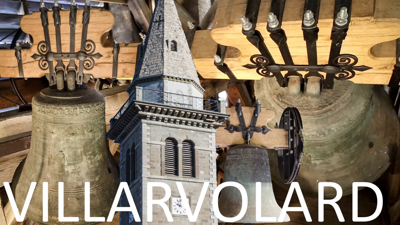 VILLARVOLARD (CH - FR): Vollgeläute der Pfarrkirche St. Sulpice