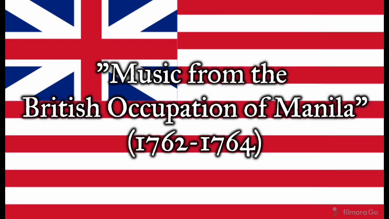 Music from the British Occupation of Manila (1762-1764)