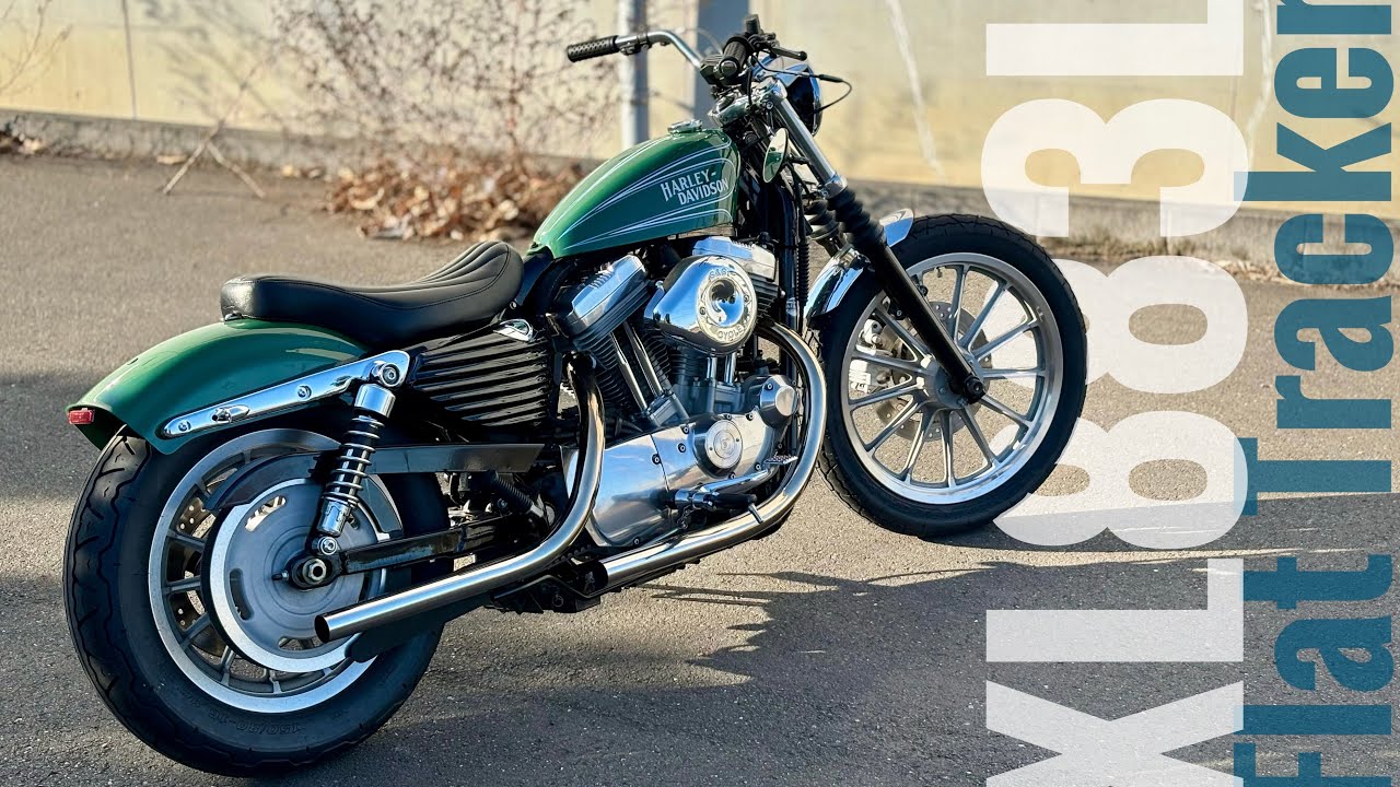 【2010 XL883L Flat Tracker】20代女性ハーレーオーナー様に向けて！ノーマルからフラットトラッカースタイルに大変身！スポーツスター ハーレーダビッドソン