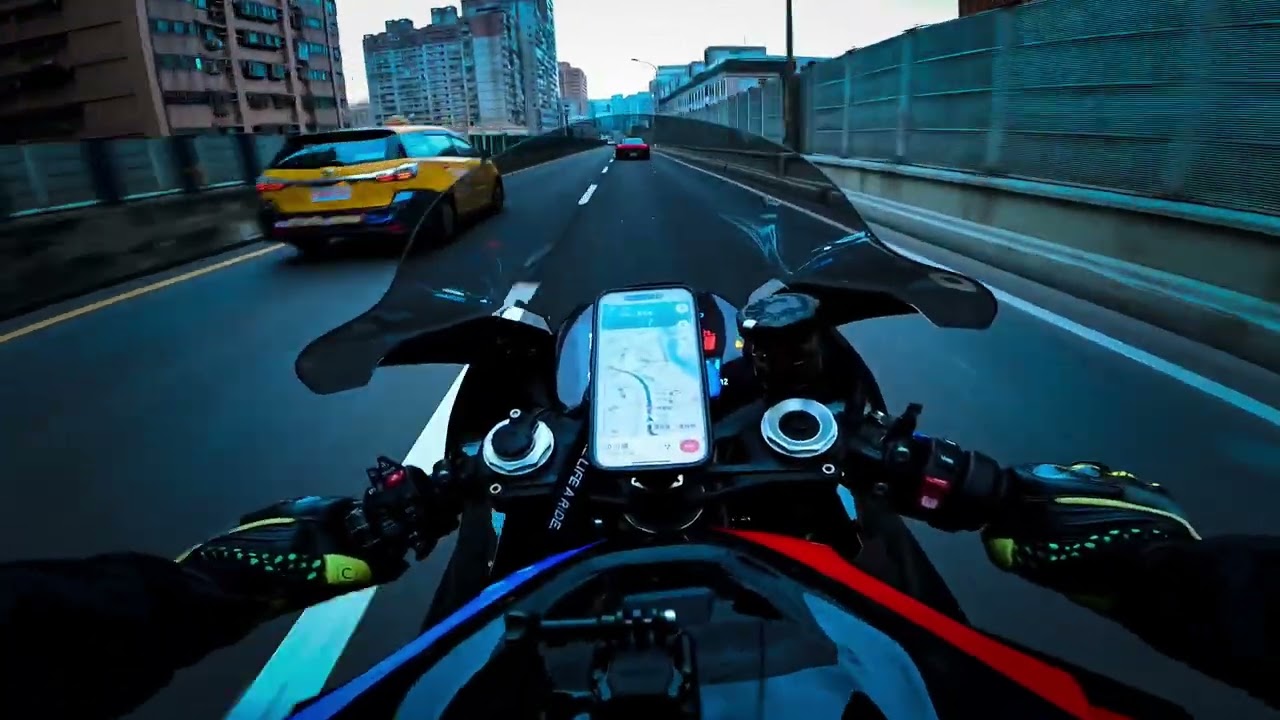 BMW S1000RR M | Pure Exhaust Sound | Akrapovič | TAIWAN | ASMR | 4K