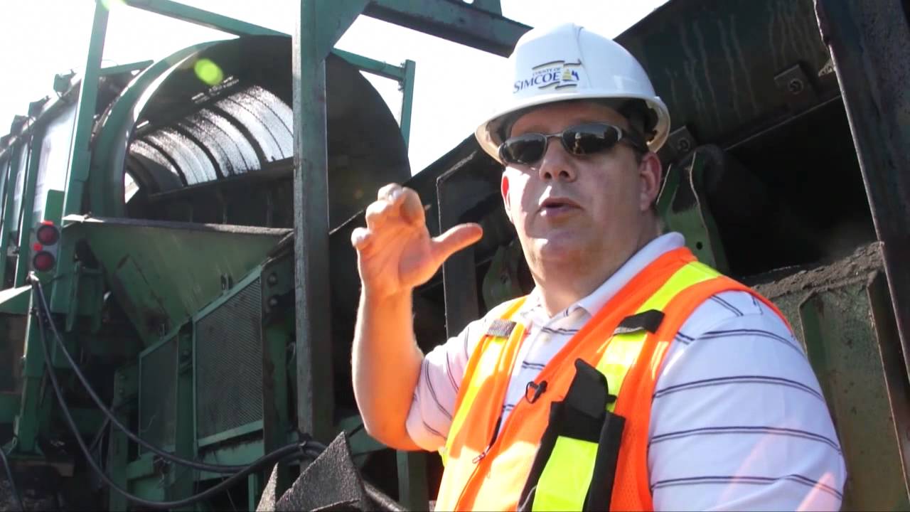 County of Simcoe Waste Diversion - Shingle Shredding System