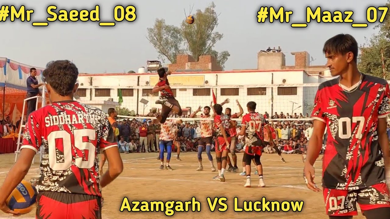 | Azamgarh VS Lucknow | #mr_saeed_09 #mr_maaz_07 | All UP Volleyball Tournament Agra |