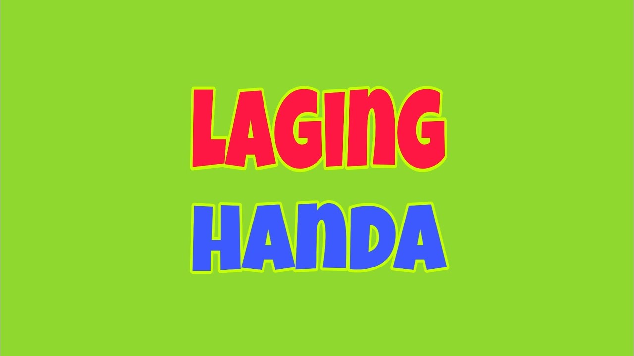 Laging Handa ( song - lyrics ) National DepEd DRRM jingle