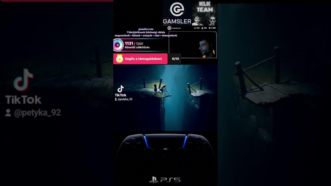 Little Nightmares II Stream pillanatok 🔥🤣 #hungamer #hunstreamer #liitlenightmares #ps5 #gaming