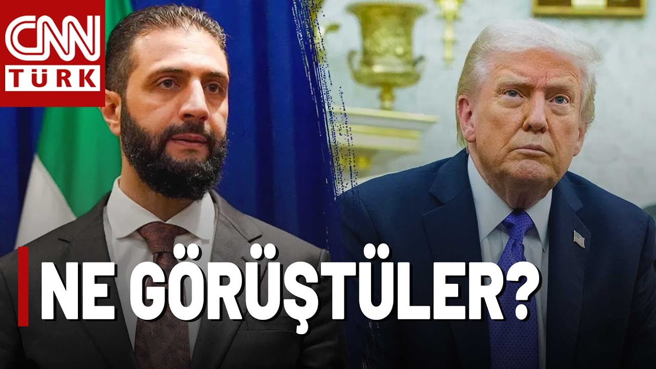 Trump-Şara'dan Kritik Görüşme! Suriye'de Çatışmalar Sürerken İki Lider Ne Konuştu?