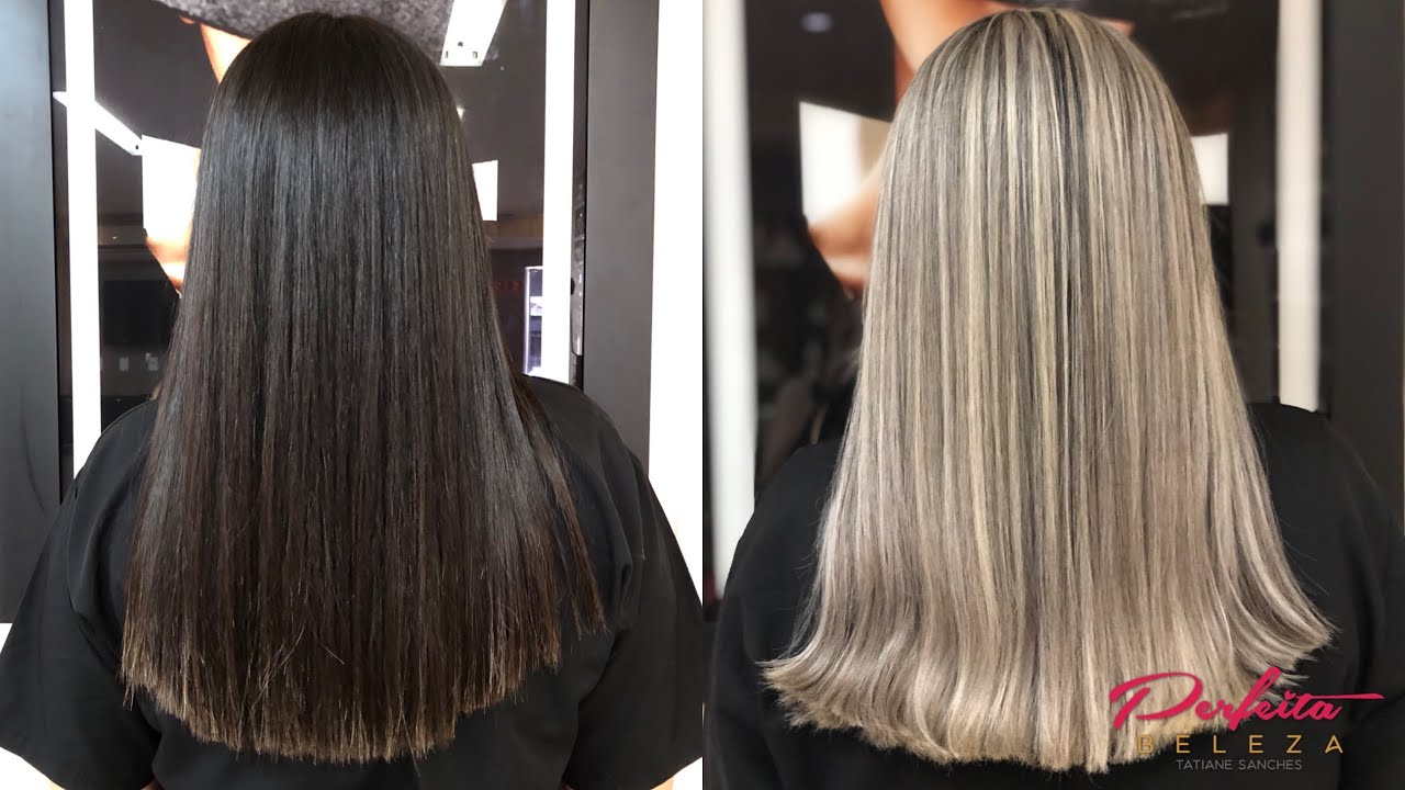 Antes e depois de Luzes na Touca