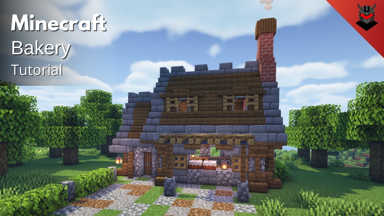 Minecraft: How to Build a Medieval Bakery (Tutorial)