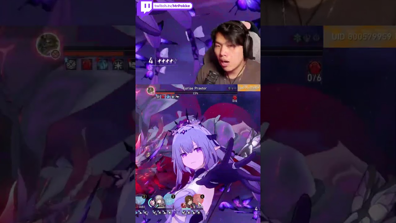BRO FINALLY BROKE THE 1% CURSE 😭😭#mrpokke #hsrcreators #honkaistarrail #evernight #castorice