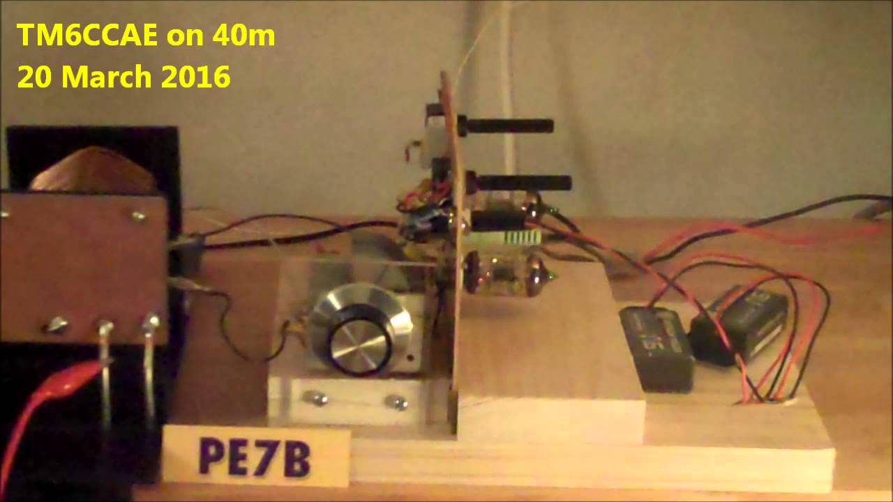 6Ж2П 18V regen rx - 40m SSB TM6CCAE