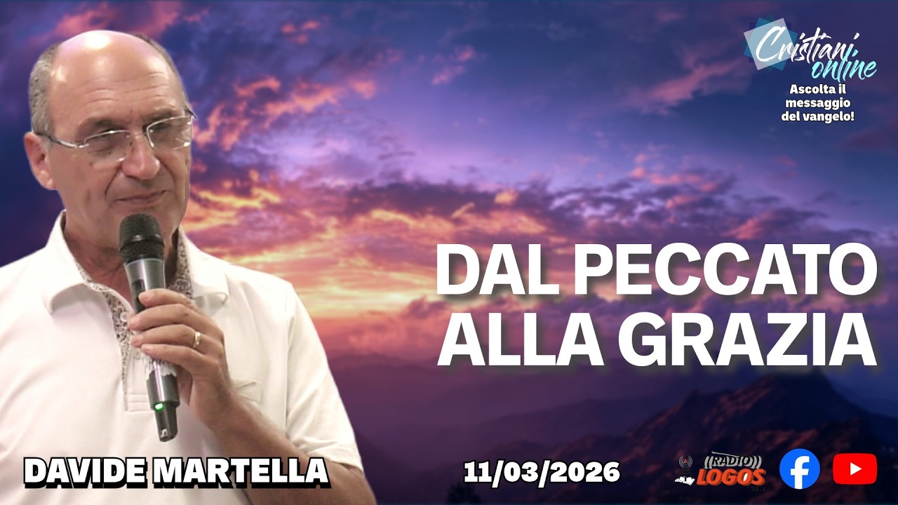 Dal peccato alla grazia  **Davide Martella - ORE 19:30