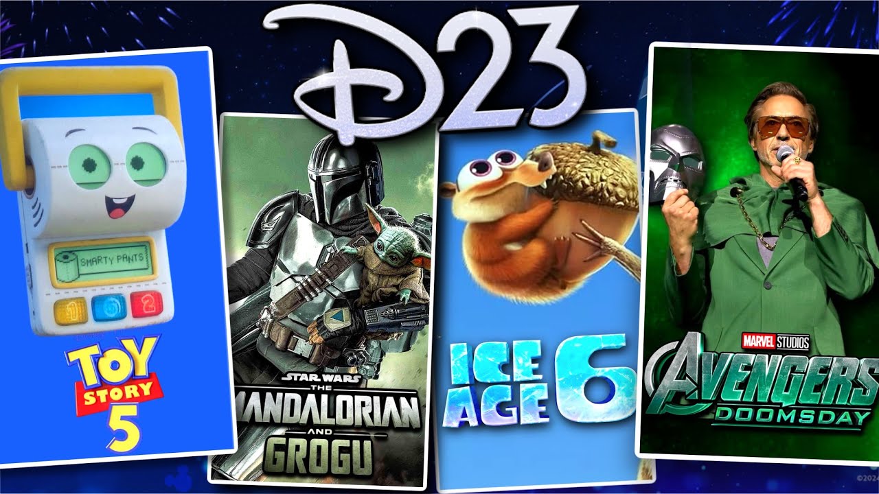 D23 Announcements - Toy Story 5 Trailer, Avengers Doomsday, Ice Age 6