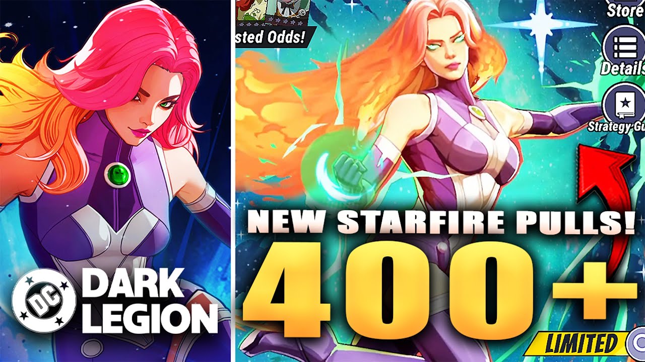 *NEW* STARFIRE 400+ SUMMONS!!!!!!!!!! (DC: Dark Legion)