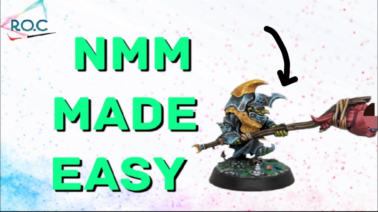 How to paint quick and easy NMM (non metallic metal) part 2 of painting Grinkrak's Looncourt