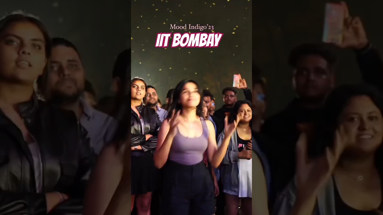 IIT Bombay MoodIndigo 2023 🫶💖 College Fest #shorts #collegelife #trending #viral #jee2024 #iitbombay