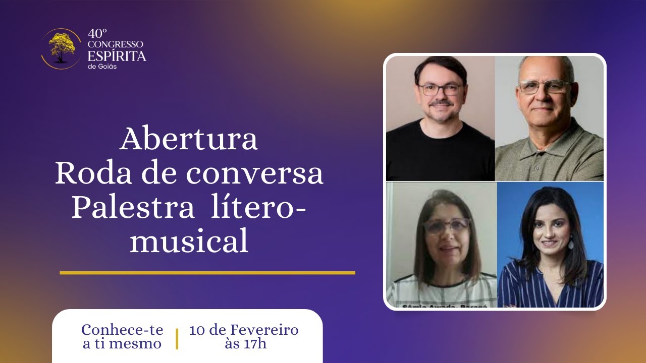 40º Congresso Espírita de Goiás | Bloco 1