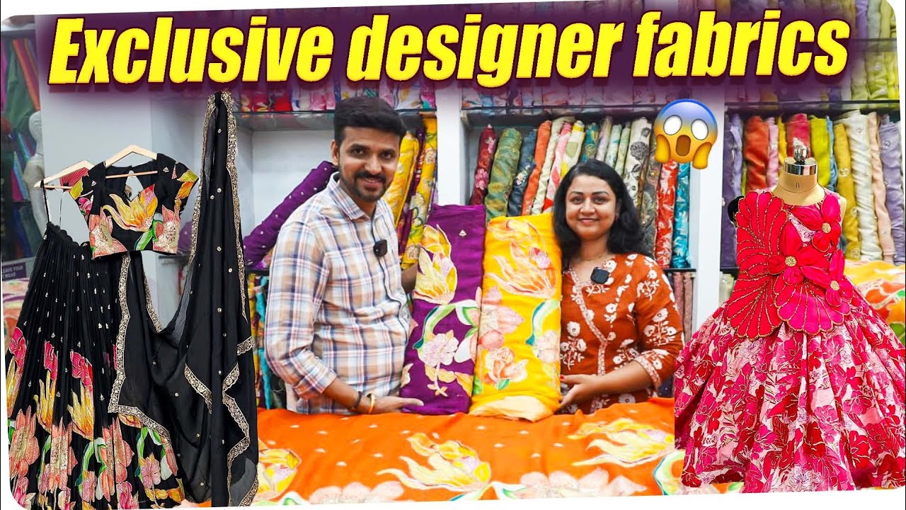 Exclusive designer fabrics రేట్లు చూస్తే ఒక్కటికి రెండు కొంటారు
