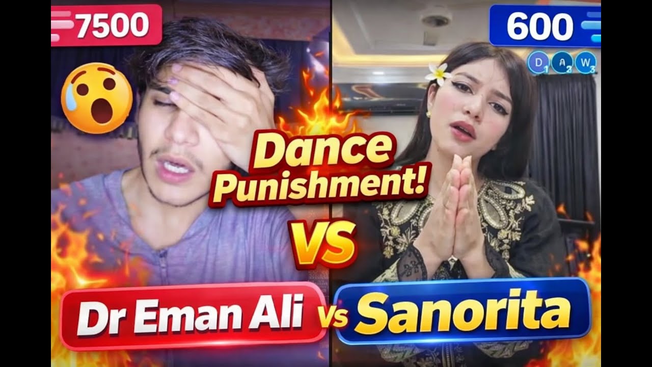 Dr Eman Ali Vs Sanorita Dance Punishment 😂 | Funny Live Fight | Shocking Moments
