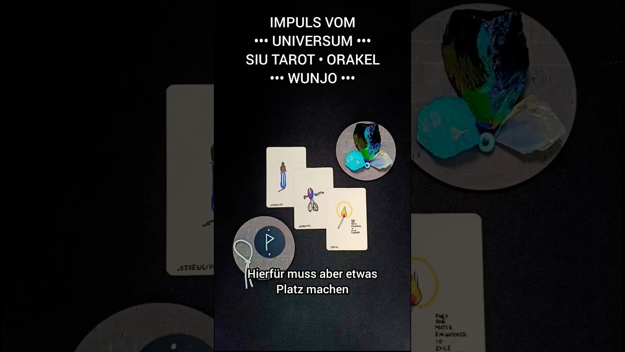☄ IMPULS VOM UNIVERSUM 📣 WUNSCHERF&Uuml;LLUNG &bull; WUNJO &bull; #tarot #rune #orakel ☉