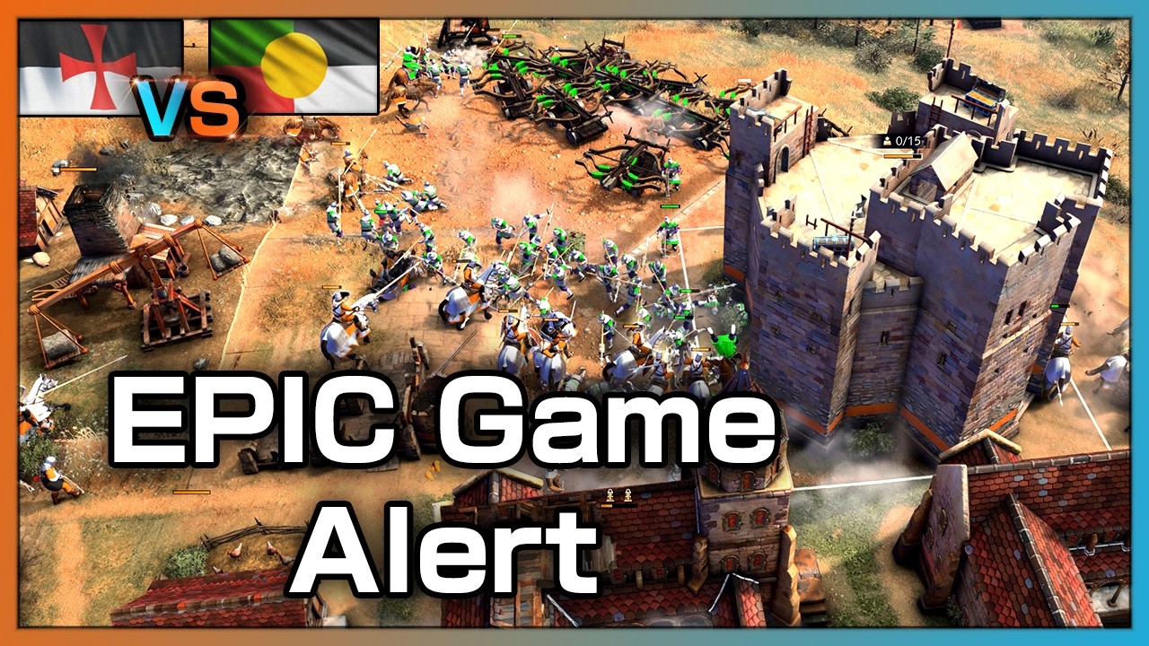 Один из ЛУЧШИХ матчей в Age of Empires IV 2026 года