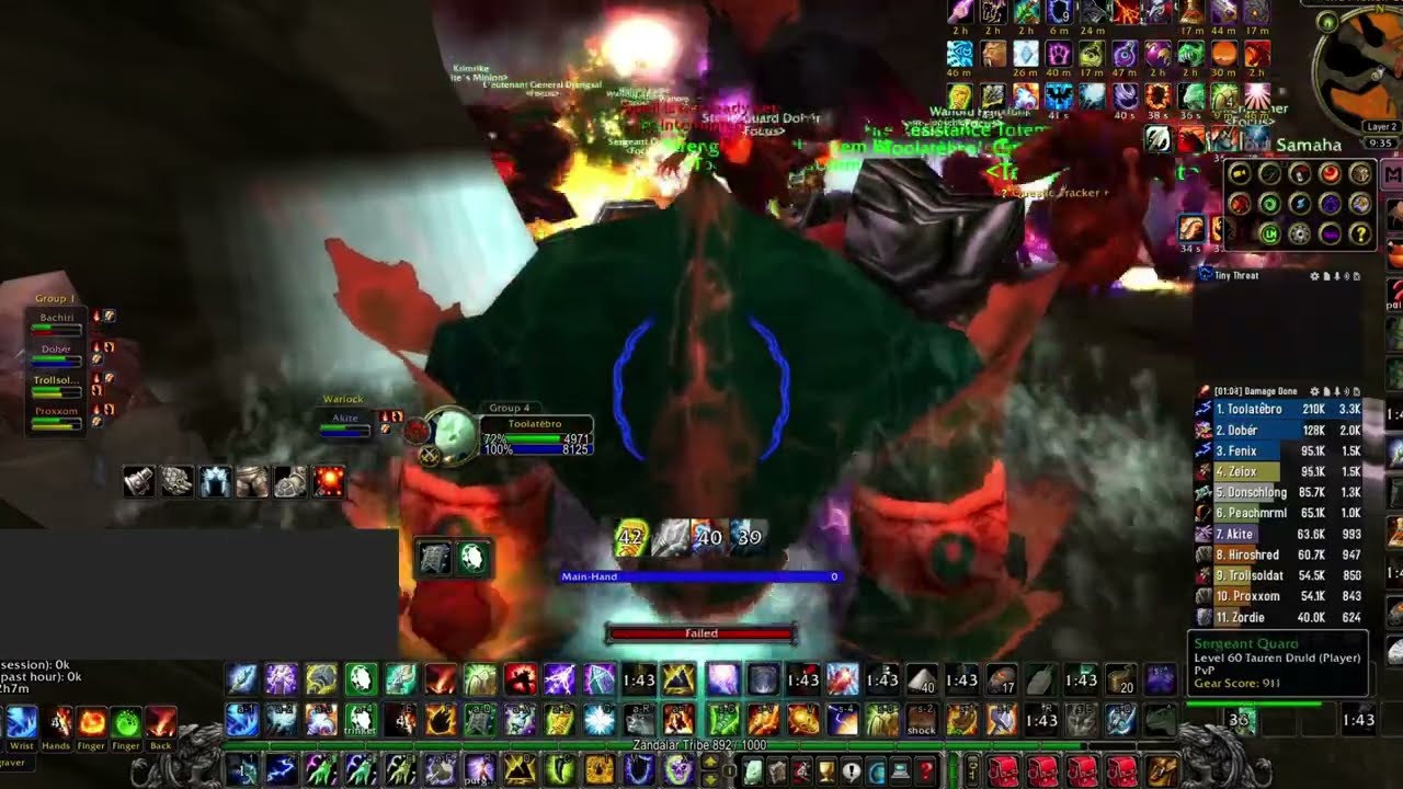 WoW classic SoD Ele Shaman Molten Core full run - Gameplay &ndash; 2500 dps. Gearscore 1010