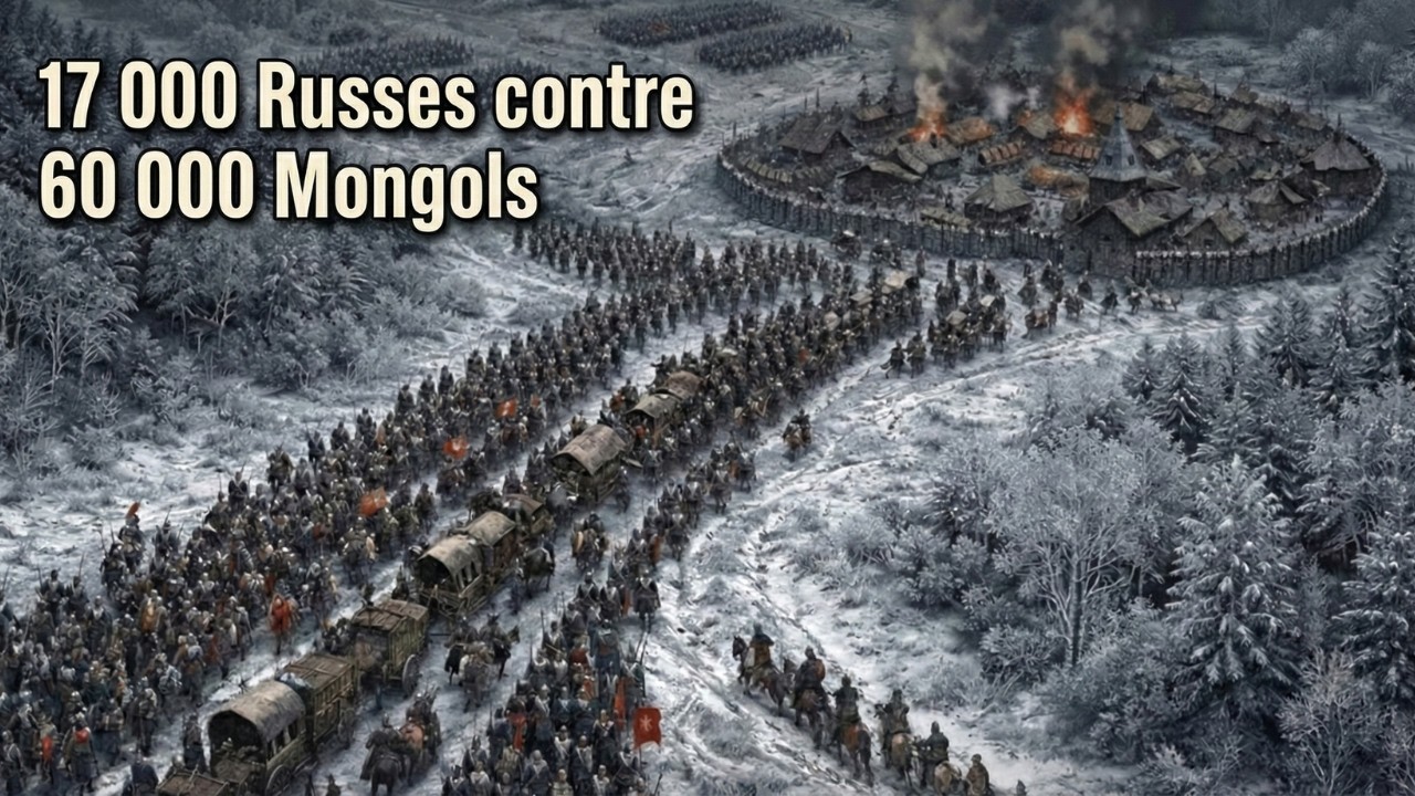 Comment 17 000 guerriers russes ont résisté à 60 000 Mongols pendant deux jours (1555)