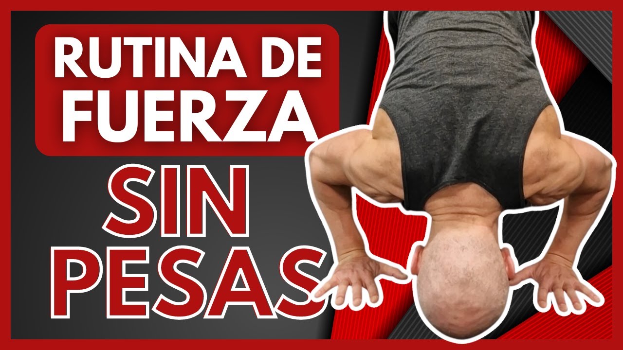 Gana músculo con una rutina de fuerza (sin pesas)