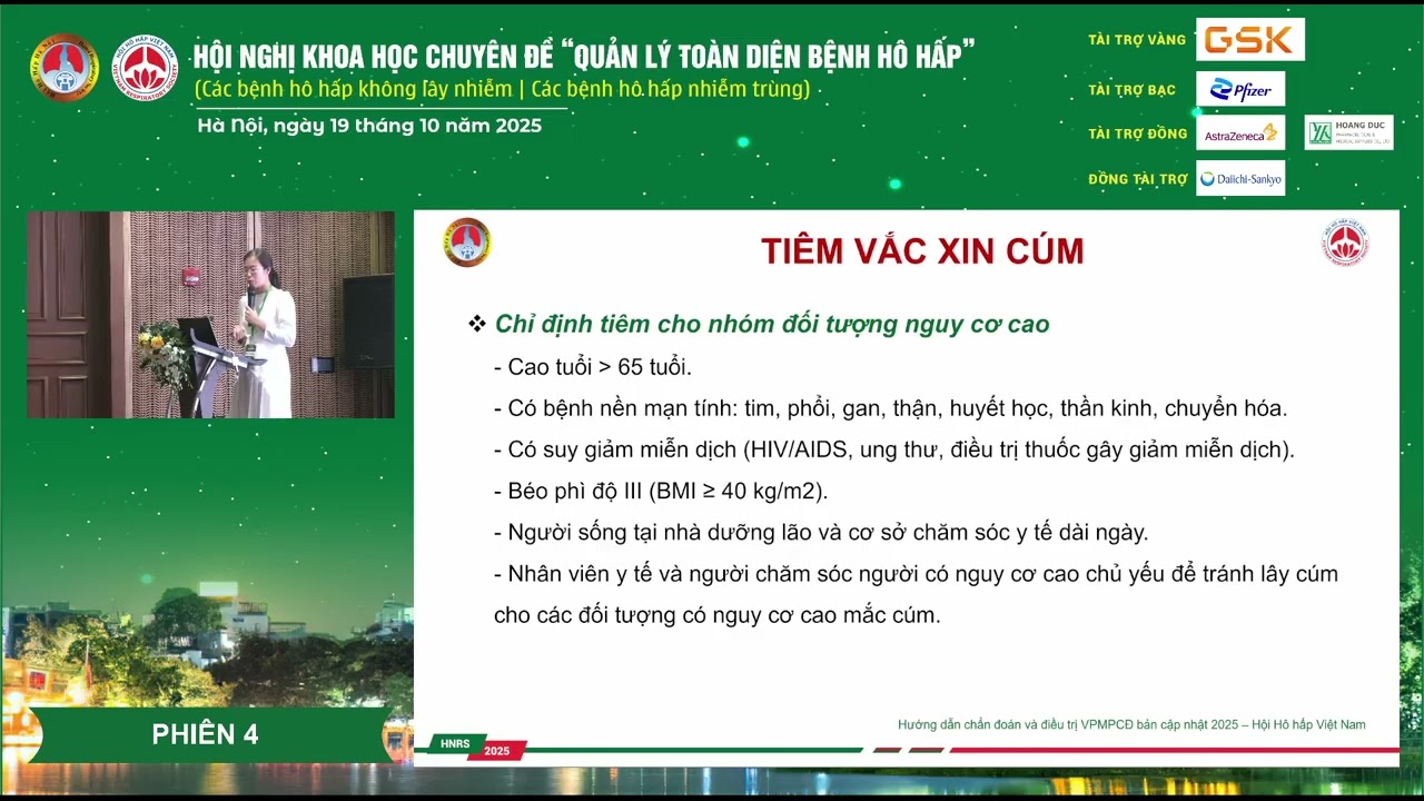 Dự phòng viêm phổi: vai trò của vaccine