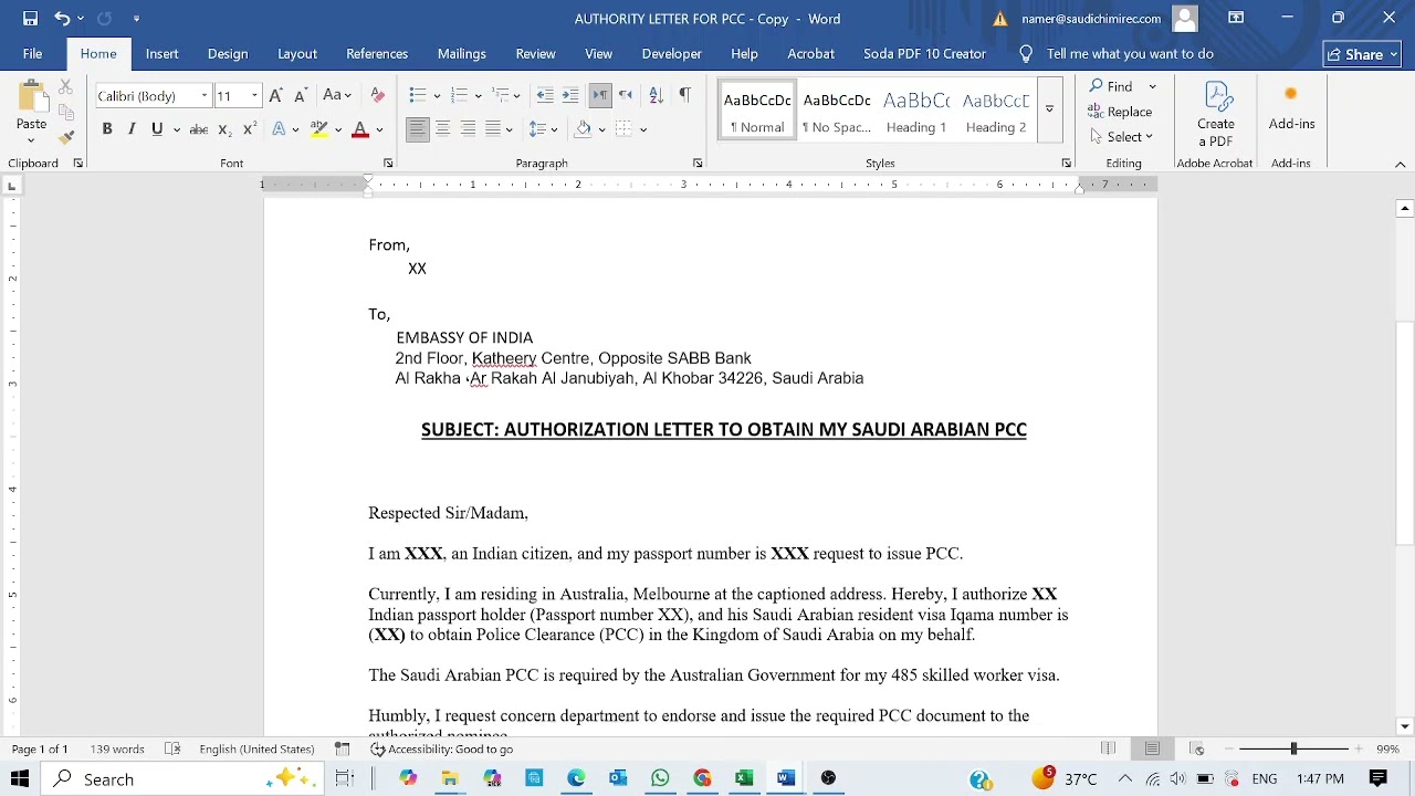 English, How to apply/get a Saudi Police clearance certificate Saudi PCC while you are not in Saudi