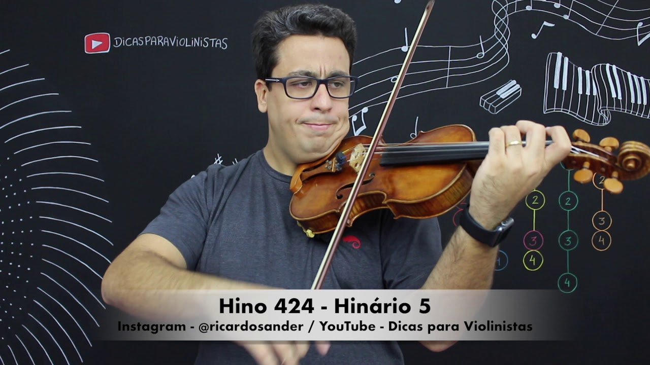 Hino 424 Violino Hinário 5 CCB