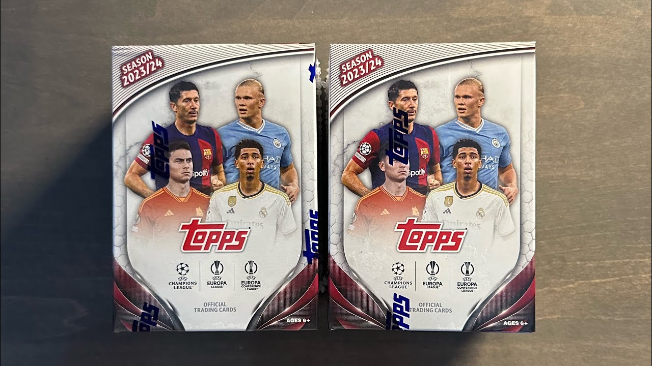 2023/24 Topps UEFA Club Competitions Soccer 2x Blaster Box Opening - Medallions and More