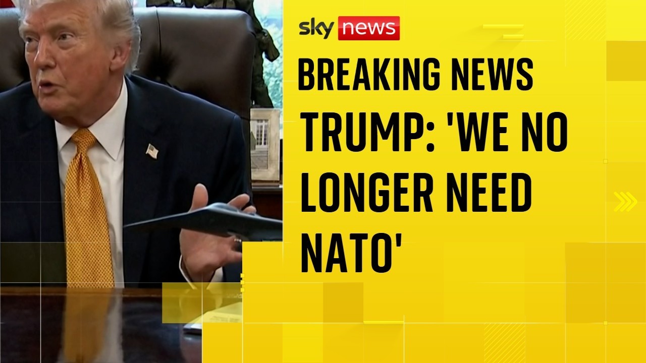 Президент Трамп: «США больше не нуждаются в помощи стран НАТО и не желают её получать».
