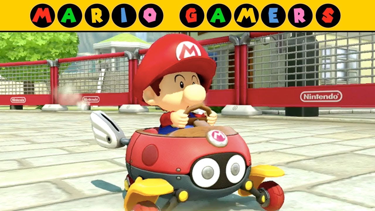 Mario Kart 8 Deluxe - Coin Runners (Battle Mode) - Baby Mario Gameplay | MarioGamers