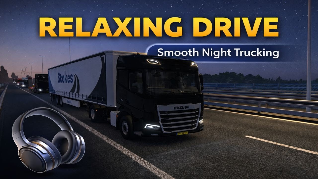 Relaxing Day Truck Drive 🚛 | ETS2 Realistic Driving | No Commentary